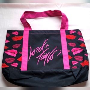 Lord and Taylor Tote Bag, Pink, Lips